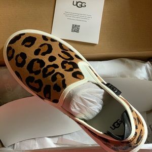Ugg leopard print slides